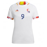 Belgium Romelu Lukaku #9 Replica Away Shirt Ladies World Cup 2022 Short Sleeve